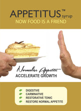 Appetitus Syrup, A Herbal Digestive Tonic and Appetizer for All Ages, Helpful in Loss of Appetite, Indigestion & Flatulence - Aadya Life Sciences