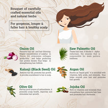 Onion Hair Oil, Enhanced with Saw Palmetto for Gorgeous, Healthy, Shiny long hair