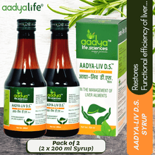 Aadya-liv D.S. Syrup - For Healthy Liver and Improves Appetite & Digestion - Aadya Life Sciences