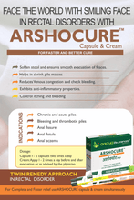 Arshocure Capsule, A Herbal Cure for Piles ( Bavasir) - Aadya Life Sciences