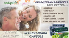 Regulo-Diaba Capsules, Comprehensive Management of Diabetes, Herbal Dietary Supplement for NIDDM - Type 2 - Aadya Life Sciences