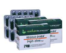 Regulo-Diaba Capsules, Comprehensive Management of Diabetes, Herbal Dietary Supplement for NIDDM - Type 2 - Aadya Life Sciences