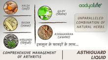 Asthiguard Plus, An Asav Based Poly Herbal Formula to help with Arthritis, Gout and Sciatica - Aadya Life Sciences