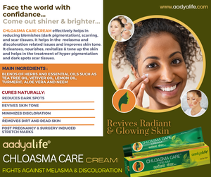 Chloasma Care Herbal Cream for Pigmentation, Discoloration, Blemishes and Stretch Marks