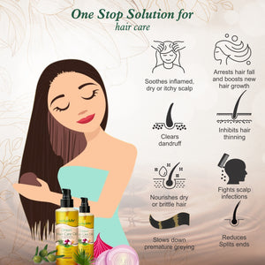 Onion Hair Oil, Enhanced with Saw Palmetto for Gorgeous, Healthy, Shiny long hair