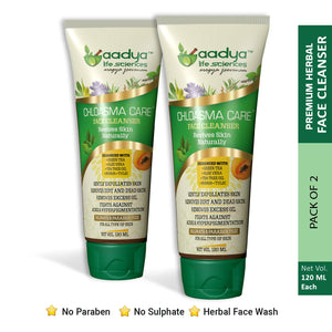 Chloasma Care Herbal Face Wash for skin problems such as pigmentation, dark spots and uneven skin tone - Aadya Life Sciences