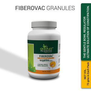 Fiberovac Granules, A Fiber Rich Gentle Bowel Regulator for Constipation with Isabgol - Aadya Life Sciences