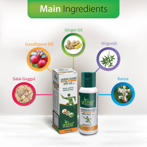 Sandhiguard herbal oil for muscular pain relief, sprain and inflammation - Aadya Life Sciences