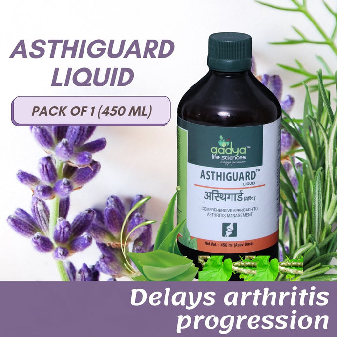 Asthiguard Plus, An Asav Based Poly Herbal Formula to help with Arthritis, Gout and Sciatica - Aadya Life Sciences